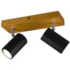 Image de TRIO, Spot, Marley 2xGU10, max.35,0 W Corps: Métal, noir mat L:26,0cm, L:9,0cm, H:16,0cm IP20,Sans illuminant