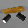 Image de Trio Lighting Spot pour plafond Marley, noir mat, à 2 lampes