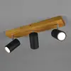 Image de Trio Lighting Spot pour plafond Marley, noir mat, à 3 lampes