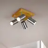 Image de Trio Lighting Spot pour plafond Marley, nickel mat, à 4 lampes