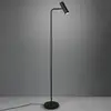 Image de Trio Lighting Lampe sur pied Marley, noir, hauteur 151 cm, métal