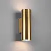 Image de Trio Lighting Applique murale Marley, laiton vieilli, Up & Down