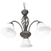 Image de Trio Lighting Suspension Rustica, couleur rouille, trois lampes