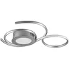 Image de Trio, Plafonnier, Jive incl. 1 x LED,SMD,36,0 Watt,2700-6000K,4300 Lm. Plastique, Blanc, Corps: Métal, Nickel mat L:50,0cm, L:45,0cm, H:7,6cm