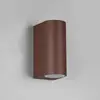 Image de Trio Lighting Applique d'extérieur Roya, 2 lampes, ronde, rouille