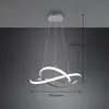 Image de Reality Leuchten Suspension LED Course, nickel mat, 4.000 K, Ø 60 cm, métal