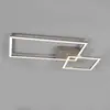 Image de Reality Leuchten Plafonnier LED Padella inclinable 4 000 K nickel