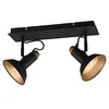Image de Trio, Spot, Roxie 2xE14, max.10,0 W Métal, noir mat, Corps: Métal, noir mat L:40,0cm, L:13,0cm, H:22,8cm IP20,Sans illuminant