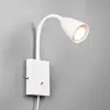 Image de Trio Lighting Applique murale avec fiche, blanc mat