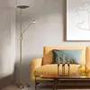 Image de Trio Lighting Lampadaire LED Brantford Lampe de lecture, laiton vieilli