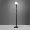 Image de Trio Lighting Lampadaire LED Brantford lampe de lecture noir mat