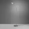 Image de Trio Lighting Lampe sur pied LED Franklin, variateur à capteur, nickel mat