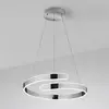 Image de Reality Leuchten Suspension LED Parma, variateur switch, chromée