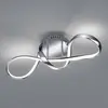 Image de Reality Leuchten Plafonnier LED Perugia, variateur switch, chromé