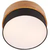 Image de Trio Lighting Plafonnier Seasons, bois/noir Ø 30 cm