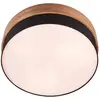 Image de Trio Lighting Plafonnier Seasons bois/noir Ø 50 cm