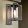 Image de Trio Lighting Applique d'extérieur Lunga avec détecteur de mouvement
