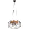 Image de Trio, Suspension, Sequence incl. 1 x LED,SMD,45,0 Watt,2300+3000+4000K,5600 Lm. Plastique, Blanc, Corps: Aluminium, or L:104,5cm, L:16,0cm, H:150,0cm DIP-Switch