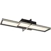 Image de TRIO, Plafonnier, Franklin incl. 3 x LED,SMD,8,5 Watt,3000K,1000 Lm. Plastique, Blanc, Corps: Métal, Antracite Ø:35,0cm, H:13,0cm Réglable avec interrupteur,IP20