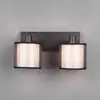 Image de Trio Lighting Plafonnier avec spots Burton, allongé, à deux lampes