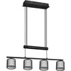 Image de Trio, Suspension, Brad incl. 1 x LED,SMD,27,0 Watt,3000K,3400 Lm. Corps: Bois naturel, couleur de bois L:100,0cm, L:20,0cm, H:150,0cm