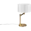 Image de Trio Lampe crépusculaire moderne Cassio avec abat-jour blanc - 514400108