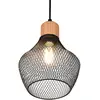 Image de Reality Leuchten Suspension Valeria avec abat-jour en treillis, Ø 18 cm