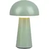 Image de Reality Leuchten Lampe table LED Lennon IP44 batterie tactile vert