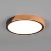 Image de Reality Leuchten Plafonnier LED Jano, Ø 31,5 cm, 3 000 K, noir