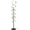 Image de Trio, Lampadaire, Sequence incl. 1 x LED,SMD,32,0 Watt,2300+3000+4000K,4000 Lm. Plastique, Blanc, Corps: Aluminium, Laiton mat