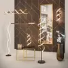 Image de Trio Lighting Lampadaire LED Sequence, à intensité variable, CCT, laiton