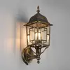 Image de Trio Lighting Applique d'extérieur Volturno, douille en haut, couleur rouille antique