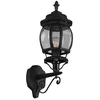 Image de Applique murale up Trio Lighting Elvo 1xE27 IP44 noir mat - 206967132