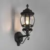 Image de Trio Lighting Applique d'extérieur Elvo, douille en haut, noir mat