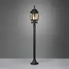 Image de Trio Lighting Borne lumineuse Elvo, noir mat, hauteur 100 cm, aluminium