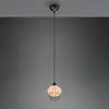 Image de Reality Leuchten Suspension Borka, à 1 lampe, Ø 17,5 cm, Nature
