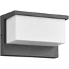 Image de Trio Leuchten LED Applique murale d’extérieur Nestos 240960142, aluminium moulé sous pression anthracite, abat-jour en plastique blanc, LED 13 Watt incluse