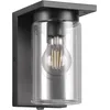 Image de Trio Leuchten Applique d’extérieur Ardila 211660132, aluminium moulé sous pression anthracite, verre transparent, sauf 1x E27, capteur crépusculaire
