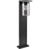 Image de Trio Leuchten Outdoor Path Light Ardila 511660132, aluminium moulé sous pression anthracite, verre transparent, sans 1x E27, capteur crépusculaire