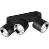 Image de Trio Leuchten Spot   Noir mat   Largeur 27 cm   Métal   3 ampoules