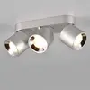 Image de Trio Lighting Spot pour plafond Guayana GU10 à 3 lampes nickel
