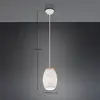 Image de Reality Leuchten Suspension Bidar, Ø 15 cm, blanc mat, métal