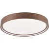 Image de Trio Plafonnier LED Doha 641310265, Métal Café mat, acrylique, avec LED 29 Watt, Coffee