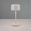 Image de Reality Leuchten Lampe de table LED rechargeable Jeff, gris, hauteur 30 cm, métal