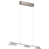 Image de Trio LED Suspension Merton 343610307, Métal Nickel mat, Verre blanc, incl. 3x 9 Watt LED, Interrupteur variateur, Lift Me