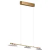Image de Trio LED Suspension Merton 343610307, Métal Nickel mat, Verre blanc, incl. 3x 9 Watt LED, Interrupteur variateur, Lift Me