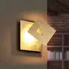 Image de Trio Lighting Applique murale LED Leano, écran angulaire, doré, indirect