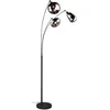 Image de Trio Lumina Stehleuchte, 10W, 3 x E14, schwarz-chrom (417000332)