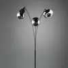 Image de Trio Lighting Lampe sur pied Lumina, 3 lampes, noir/chrome, verre