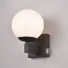 Image de Trio Lighting Applique Kula salle de bain verre IP44 noire
